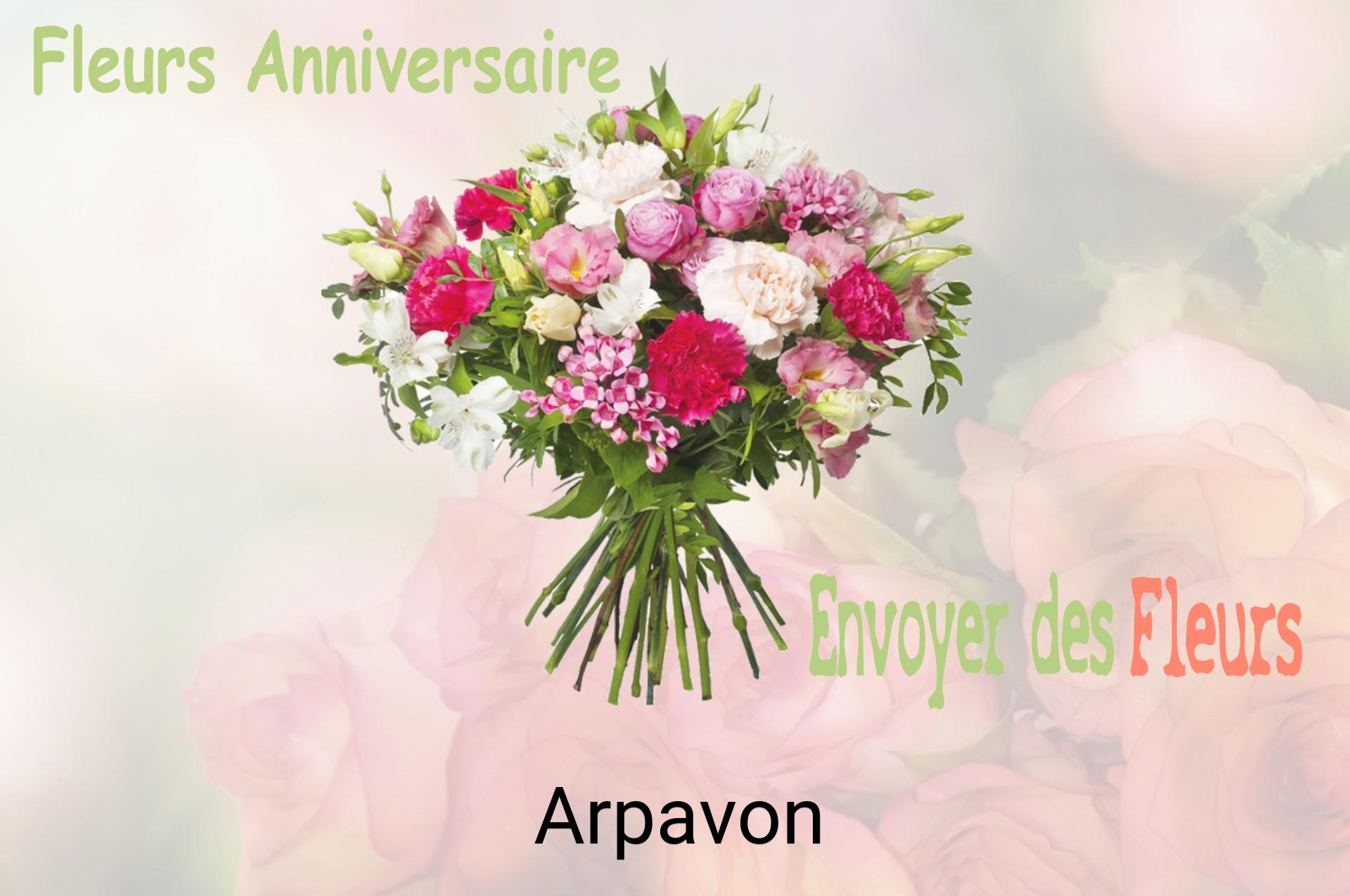 Bouquet de fleurs d’anniversaire livré à Arpavon